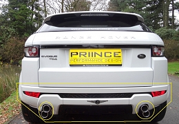 EVOQUE BODY STYLING UPGRADES TO SUIT PURE SPEC EVOQUE (REAR)