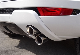 STAINLESS QUAD EXHAUST FINISHERS.